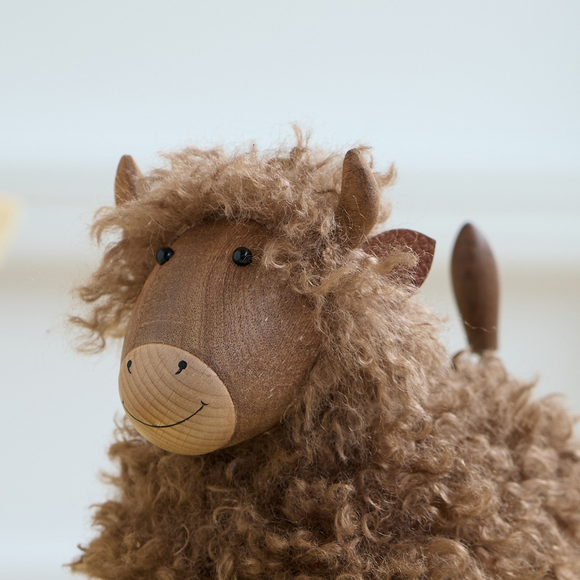 Yak Holzfigur